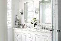 15 Beautiful Small White Bathroom Remodel Ideas Home Sweet Home pertaining to dimensions 736 X 1103