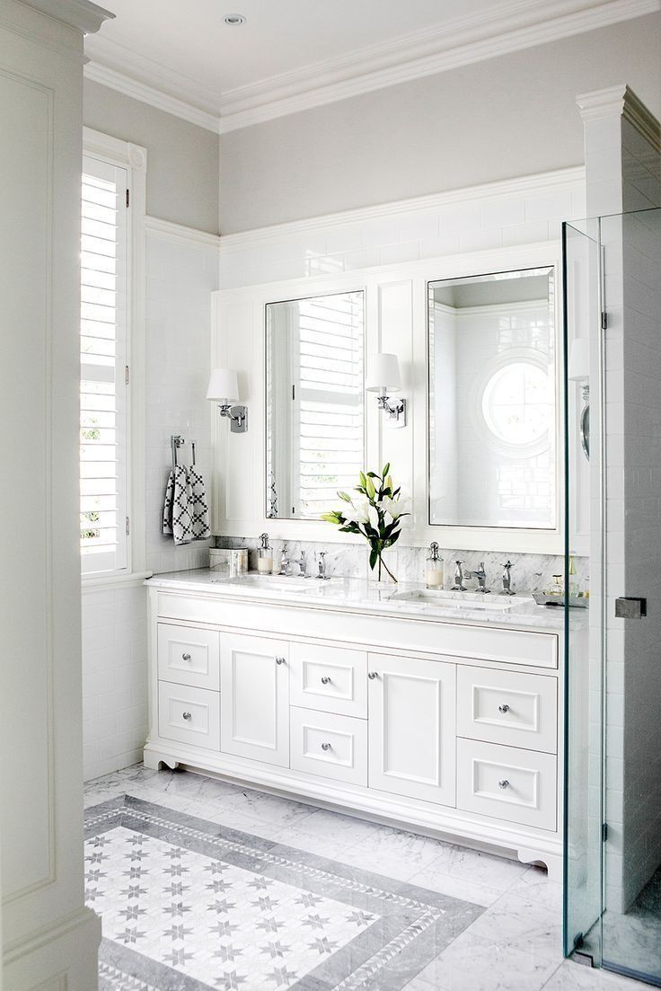 15 Beautiful Small White Bathroom Remodel Ideas Home Sweet Home pertaining to dimensions 736 X 1103