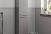 1600mm Tall Bathroom Storage Cabinet Cupboard Floorstanding Grey intended for sizing 1500 X 1500
