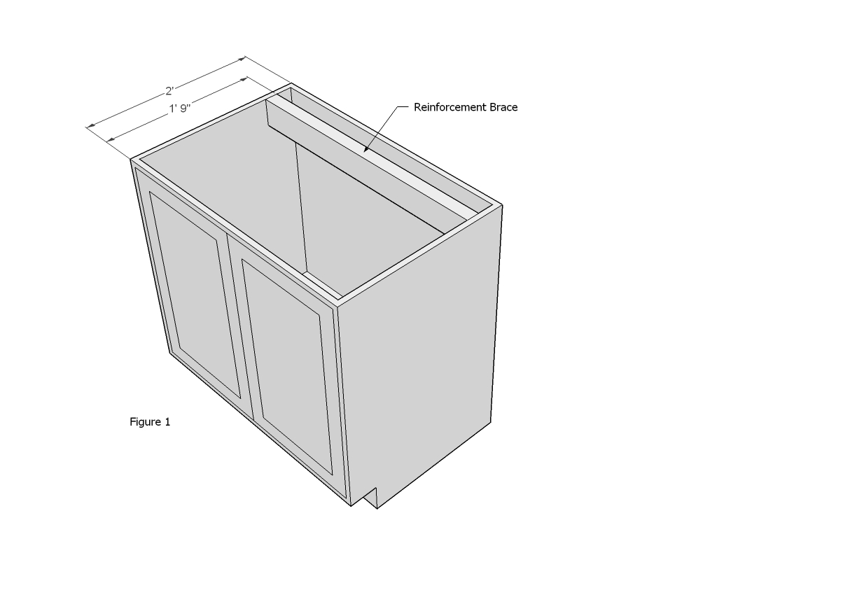 24 Cabinet Base As A Bathroom Vanity Denver Shower Doors Denver inside dimensions 1214 X 880