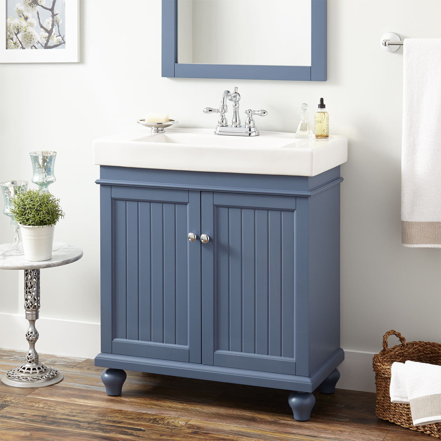 30 Lander Vanity Cabinet Blue Bathroom with regard to proportions 1500 X 1500