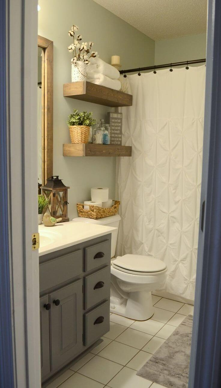 32 Best Over The Toilet Storage Ideas And Designs For 2019 intended for measurements 736 X 1293