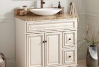 36 Misschon Vessel Sink Vanity Antique White Bathroom intended for proportions 1500 X 1500