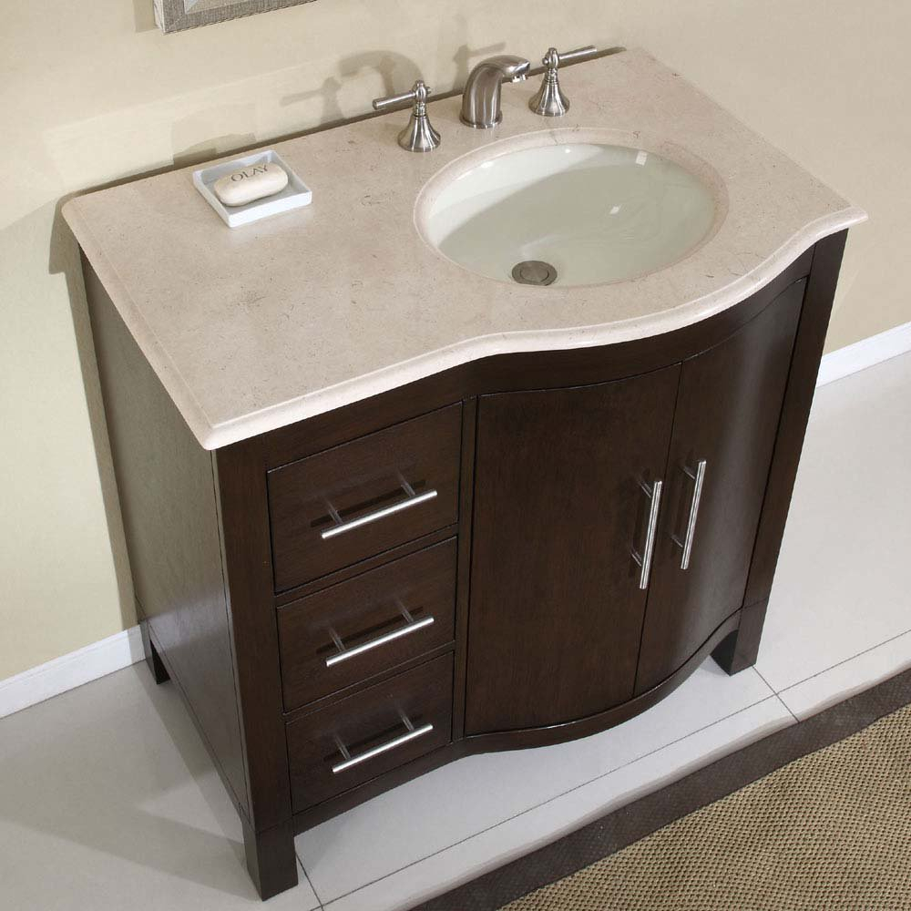 36 Perfecta Pa 223 Single Sink Cabinet Bathroom Vanity Hyp 0912 intended for measurements 1000 X 1000