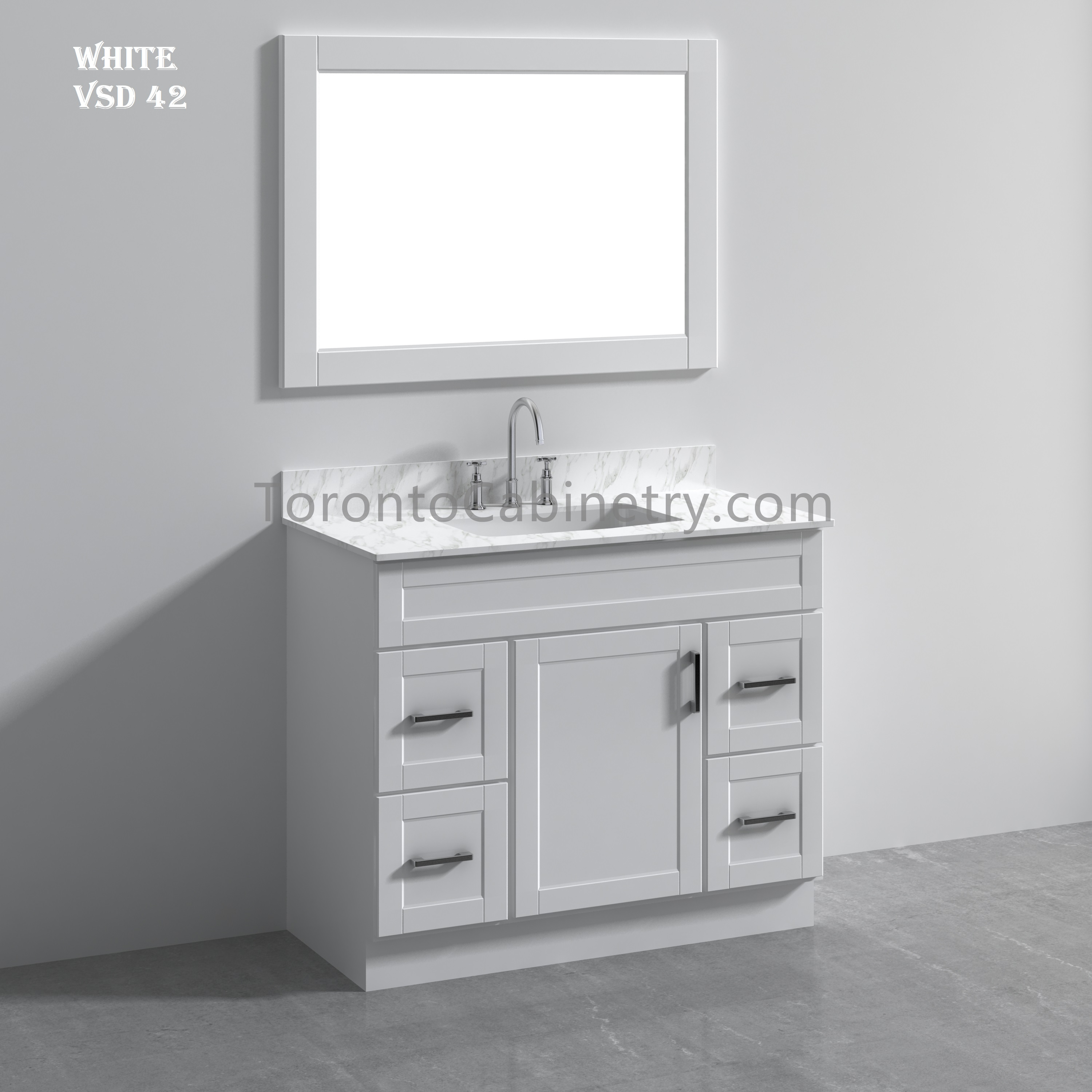 42 Single Solid Wood Bathroom Vanity Toronto Cabinetry throughout measurements 3000 X 3000