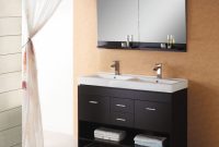 47 Inch Modern Floating Double Sink Bathroom Vanity intended for sizing 880 X 900