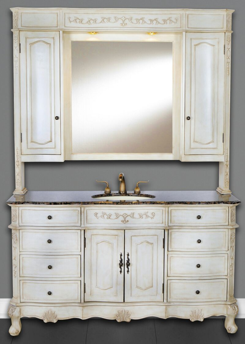 60 Inch Cortina Vanity Single Sink Vanity Vanity With Hutch pertaining to sizing 800 X 1124