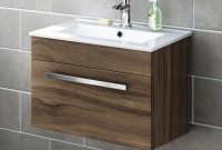 600mm Walnut Wall Hung Basin Cabinet Avon Bathempire Bathroom pertaining to measurements 2000 X 2000