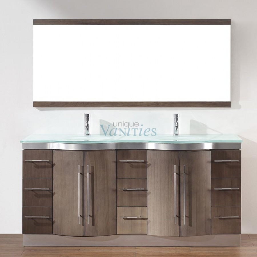 72 Inch Ash Double Sink Bathroom Vanity Custom Options for proportions 900 X 900