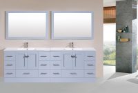 96 Redondo Gray Double Modern Bathroom Vanity With Integrated Sinks for dimensions 1600 X 1041