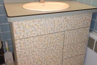 A Bathroom Vanity Made With Wilsonarts Patterned Betty Laminate throughout dimensions 1000 X 1333