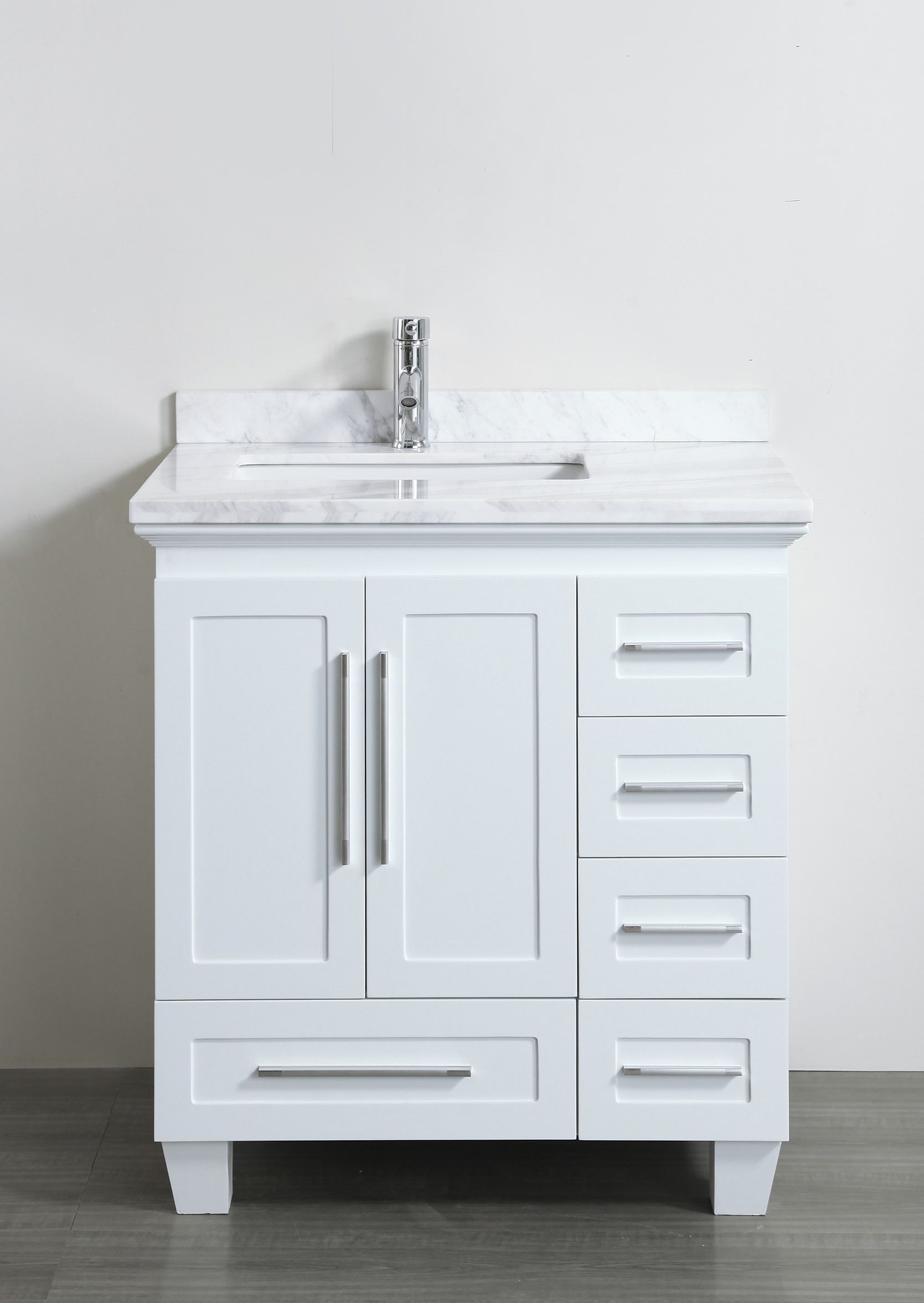 A Modern White Bathroom Vanity Looks Quite Appealing With Neatly with regard to measurements 1669 X 2354