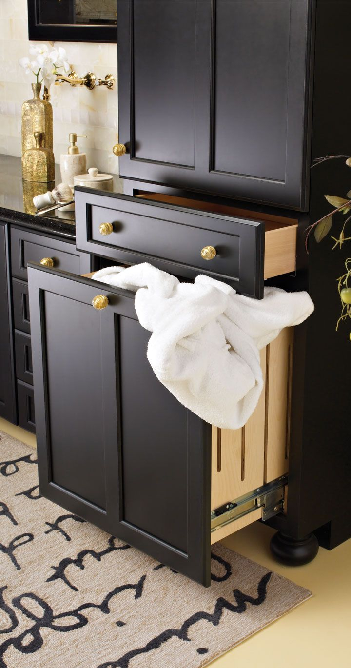 A Pull Out Hamper Keeps Your Dirty Laundry Behind Closed Cabinet with regard to measurements 720 X 1370