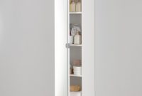 Bathroom Cabinet Tall White Storage Unit With Mirrored Door Bathroom in dimensions 1131 X 1600