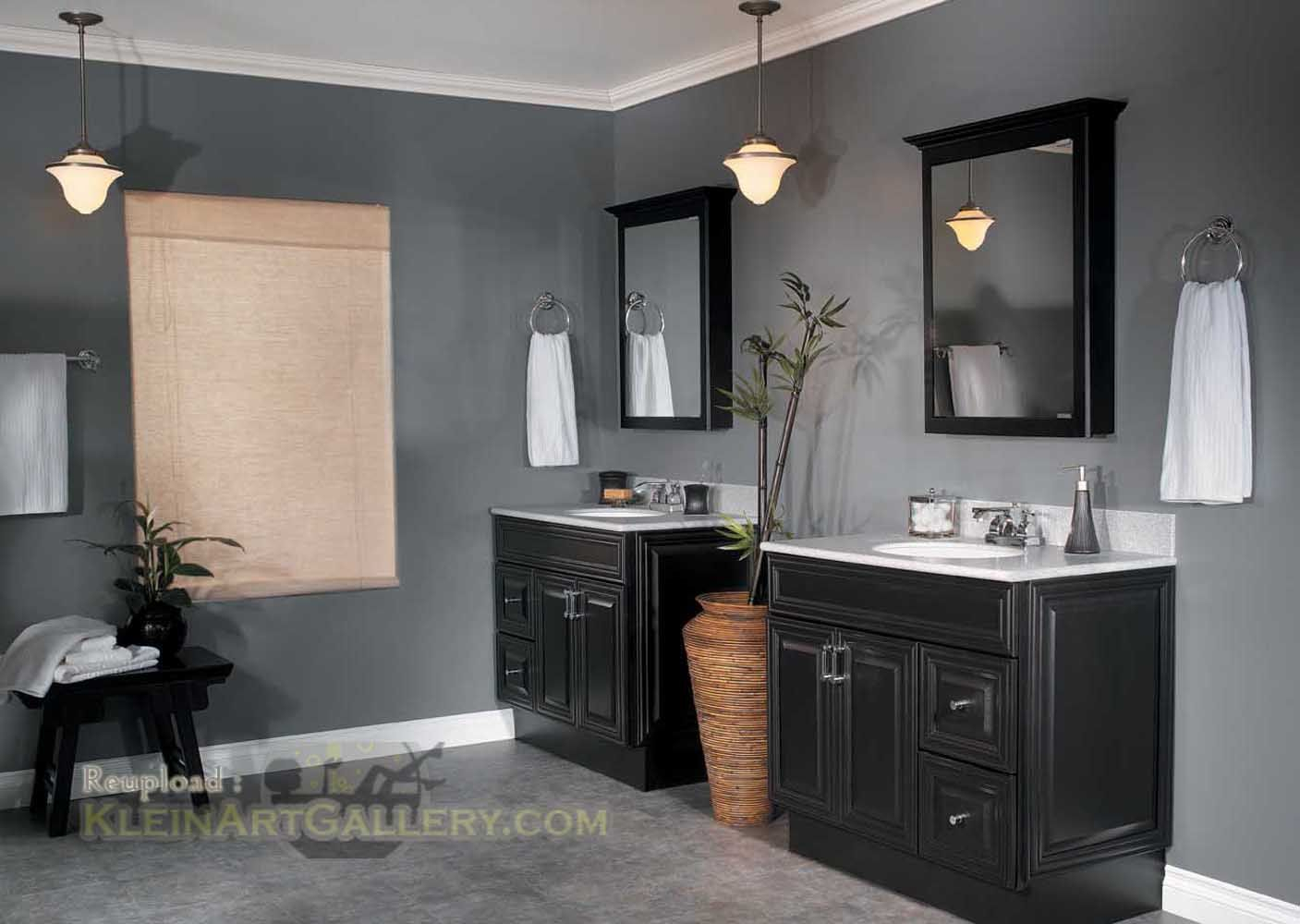 Bathroom Color Ideas With Dark Cabinets Bathroom In 2019 Black regarding sizing 1407 X 1000