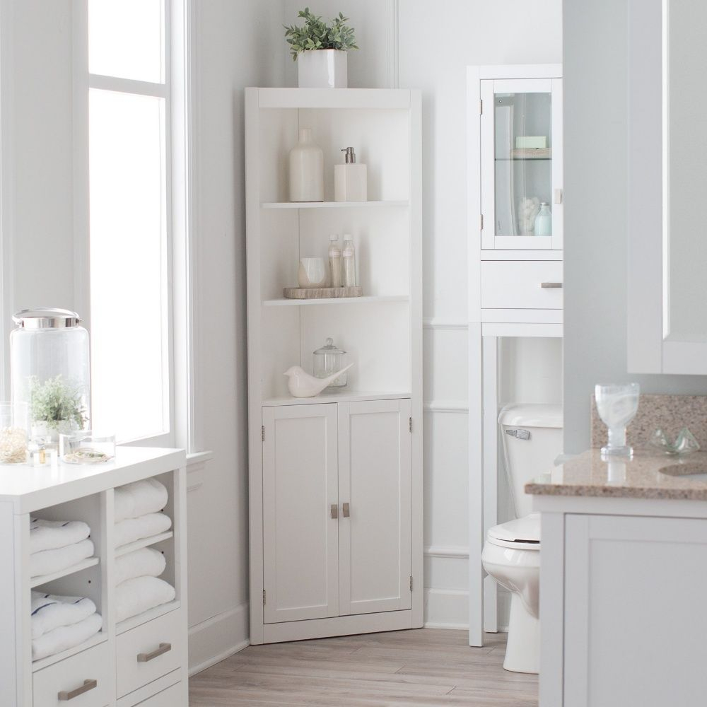 Bathroom Corner Cabinets Cute Bathroom Corner Cabinet Linen regarding measurements 1000 X 1000