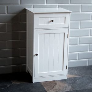 Bathroom Cupboard 1 Door 1 Drawer Floor Standing Cabinet Drawer regarding size 1000 X 1000