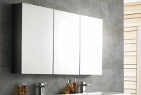 Bathroom Outstanding Lighted Bathroom Mirror Cabinet And Modern in measurements 1024 X 809
