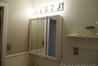 Bathroom Stylish Lighting Over Medicine Cabinet For Your Residence intended for dimensions 1020 X 773
