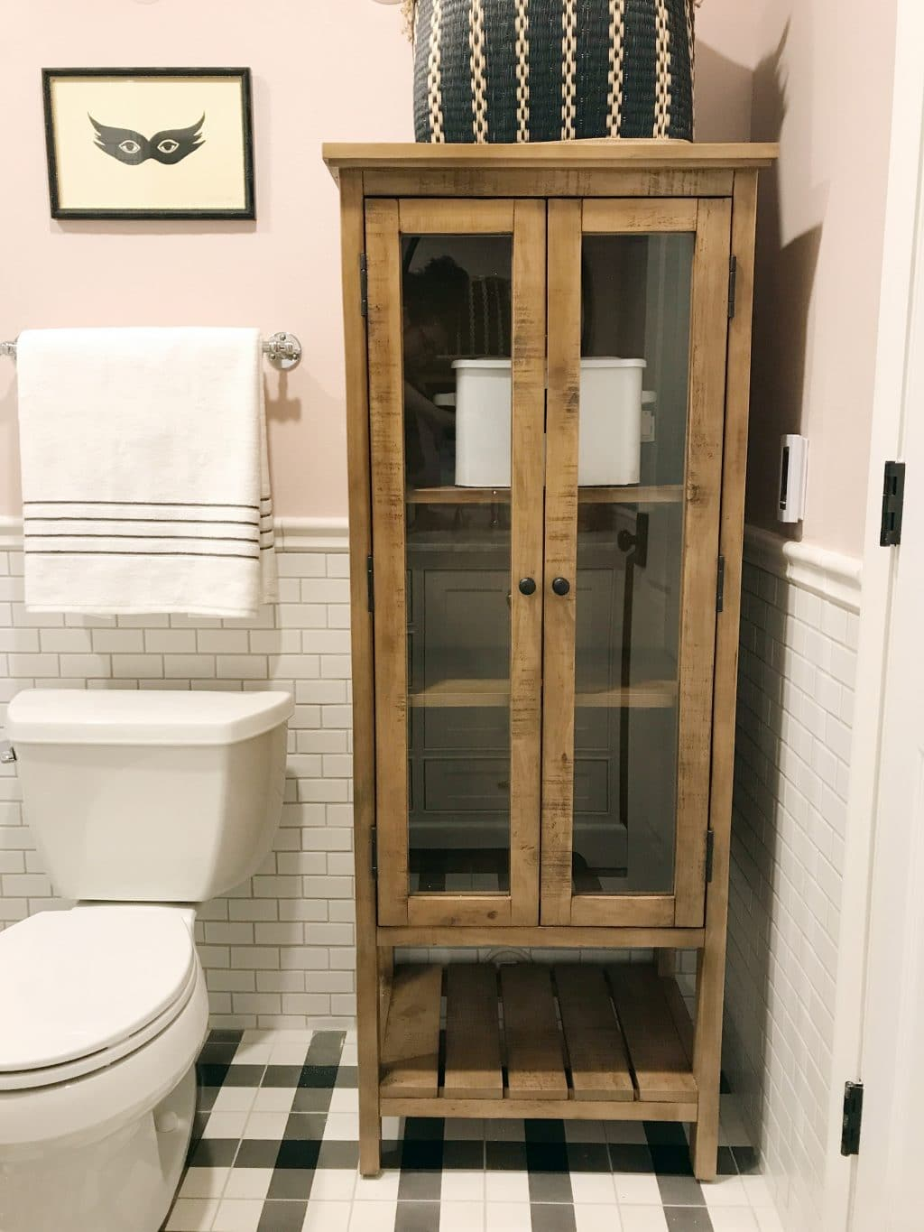 Bathroom Towel Cabinets Airpodstrapco regarding proportions 1024 X 1365