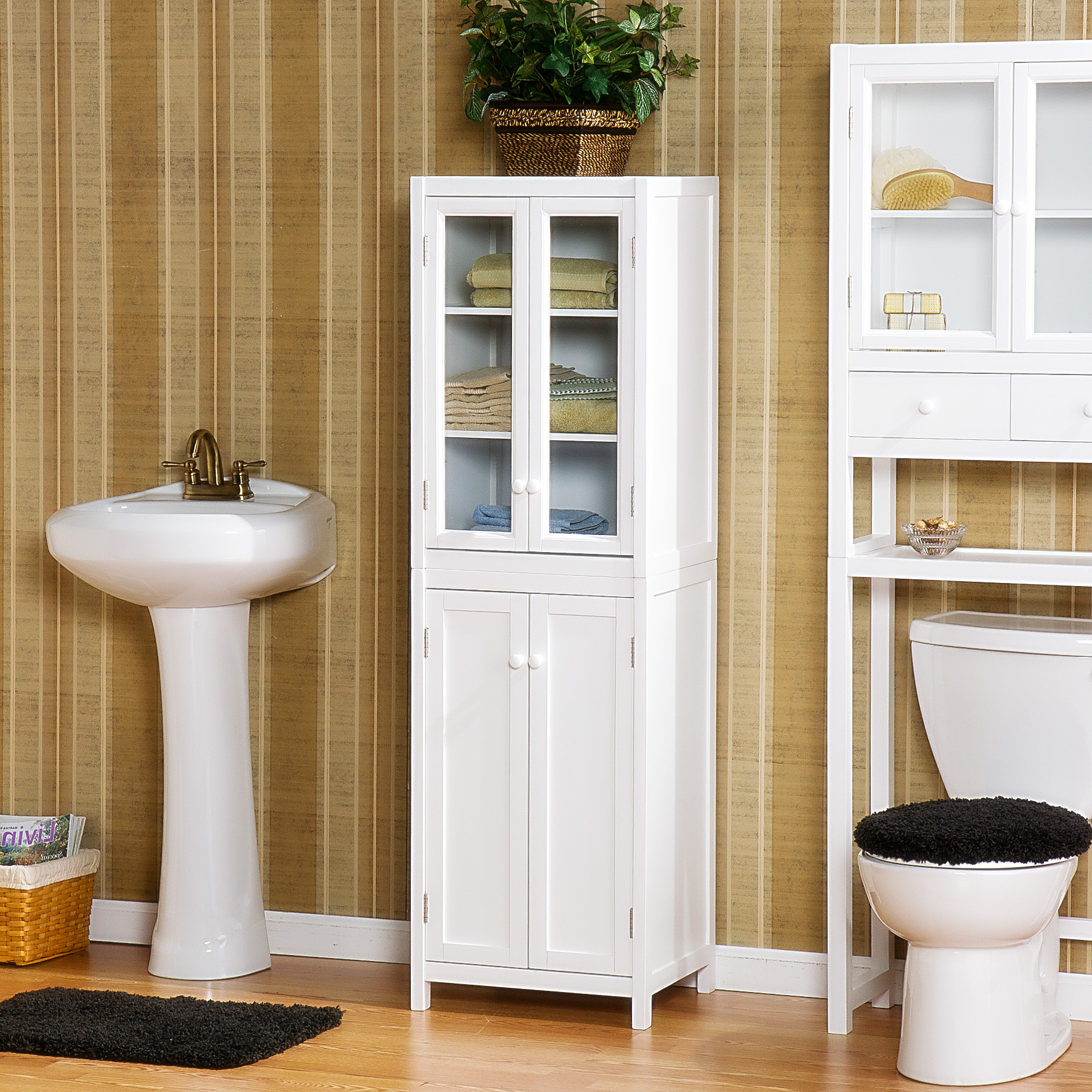 Bathroom Vanity And Linen Cabinet Sets The New Way Home Decor with dimensions 1802 X 1802