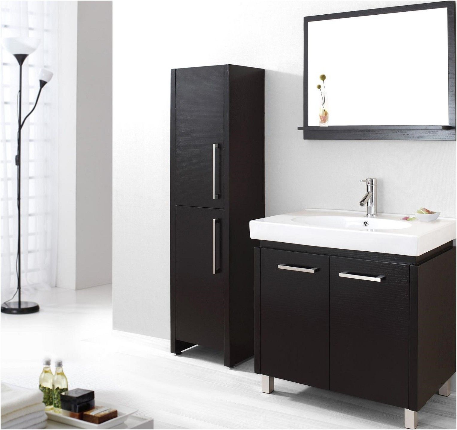 Bathrooms Black Bathroom Cabinets And Storage Units Black From Black regarding sizing 1526 X 1437