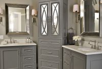Beautiful Bathroom Gauntlet Gray Cabinets Master Bath Two in dimensions 4806 X 6375