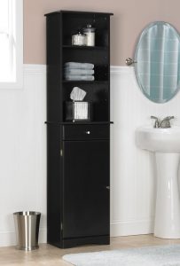 Black Bathroom Storage Cabinet Photos And Products Ideas with proportions 1083 X 1600