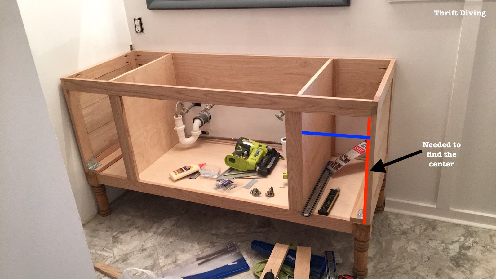 Build A Diy Bathroom Vanity Part 4 Making The Drawers inside proportions 1600 X 900