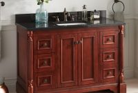 Cherry Wood Vanity Signature Hardware intended for sizing 1500 X 1500