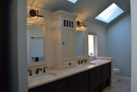 Crystal Cabinetry 2 Tone Bathroom Vanity With Center Tower Master with regard to dimensions 4928 X 3264