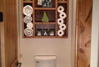 Dad Built This Bathroom Shelf This Would Totally Be A Great intended for proportions 1200 X 1600