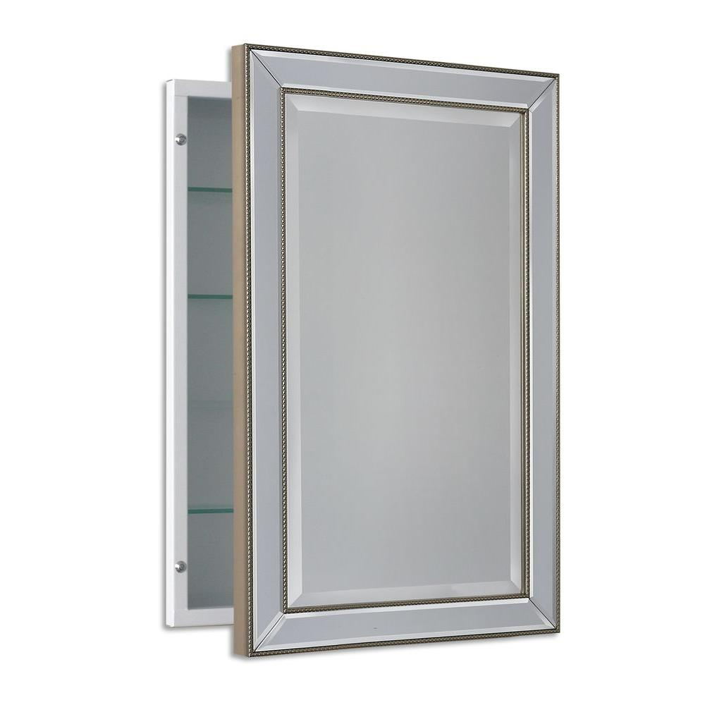 Deco Mirror 16 In W X 26 In H X 5 In D Framed Single Door intended for dimensions 1000 X 1000