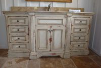 Distressed Bathroom Cabinets Photos And Products Ideas for dimensions 3264 X 2448