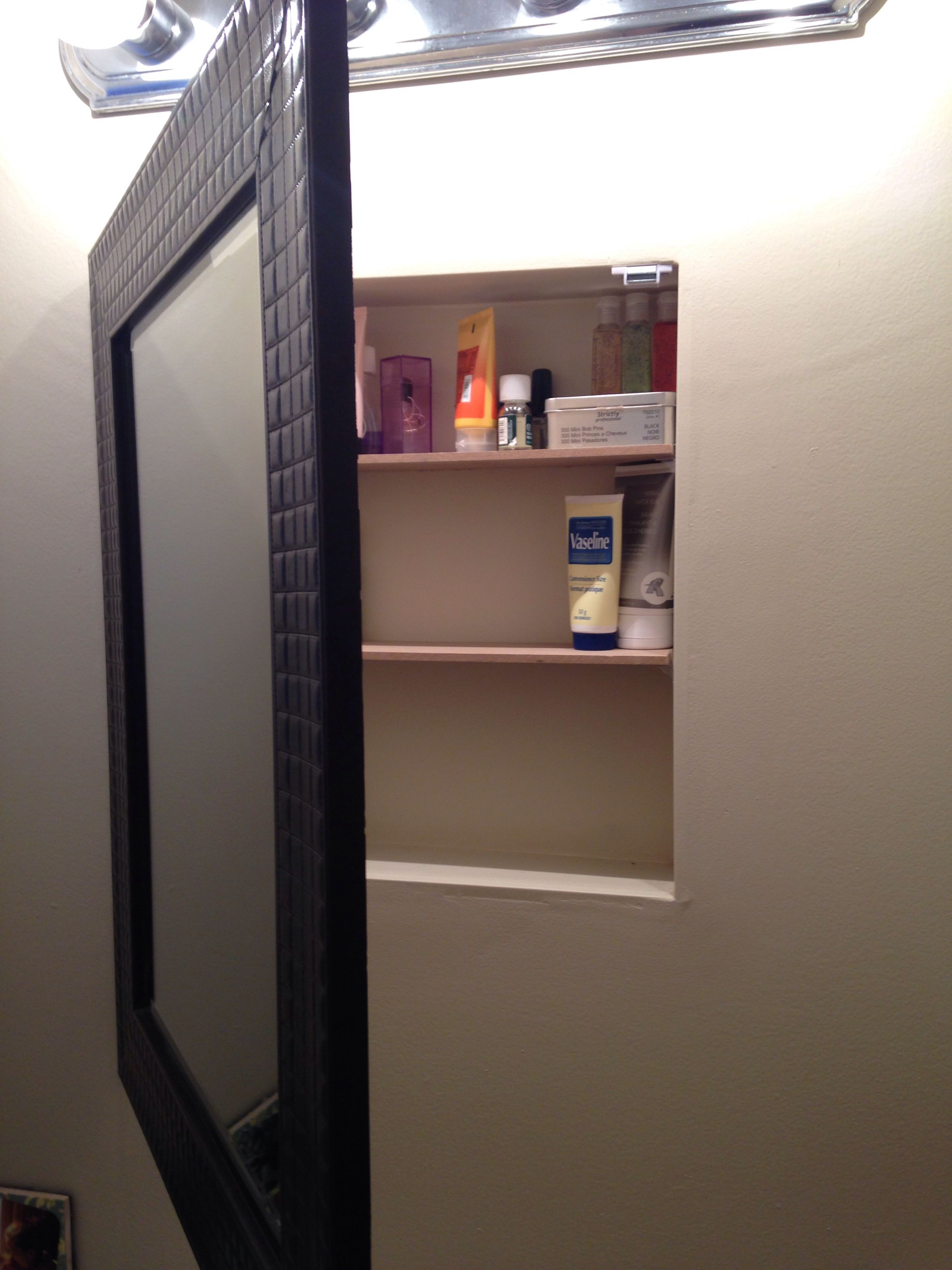 Diy Medicine Cabinet Removed Old Medicine Cabinet From The Wall regarding size 2448 X 3264