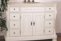 Dora Soo Collection 46 Sink Chest Bathroom Vanity No Faucet Ivory within measurements 1001 X 1000