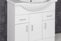 Essence White Gloss Bathroom Sink Cabinet 850mm Width intended for dimensions 1000 X 1000