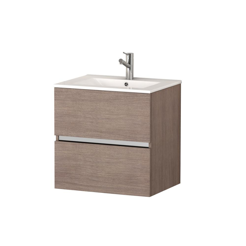 Eviva Ikaro 24 In W X 18 In D X 34 In H Vanity In Medium Oak With regarding sizing 1000 X 1000