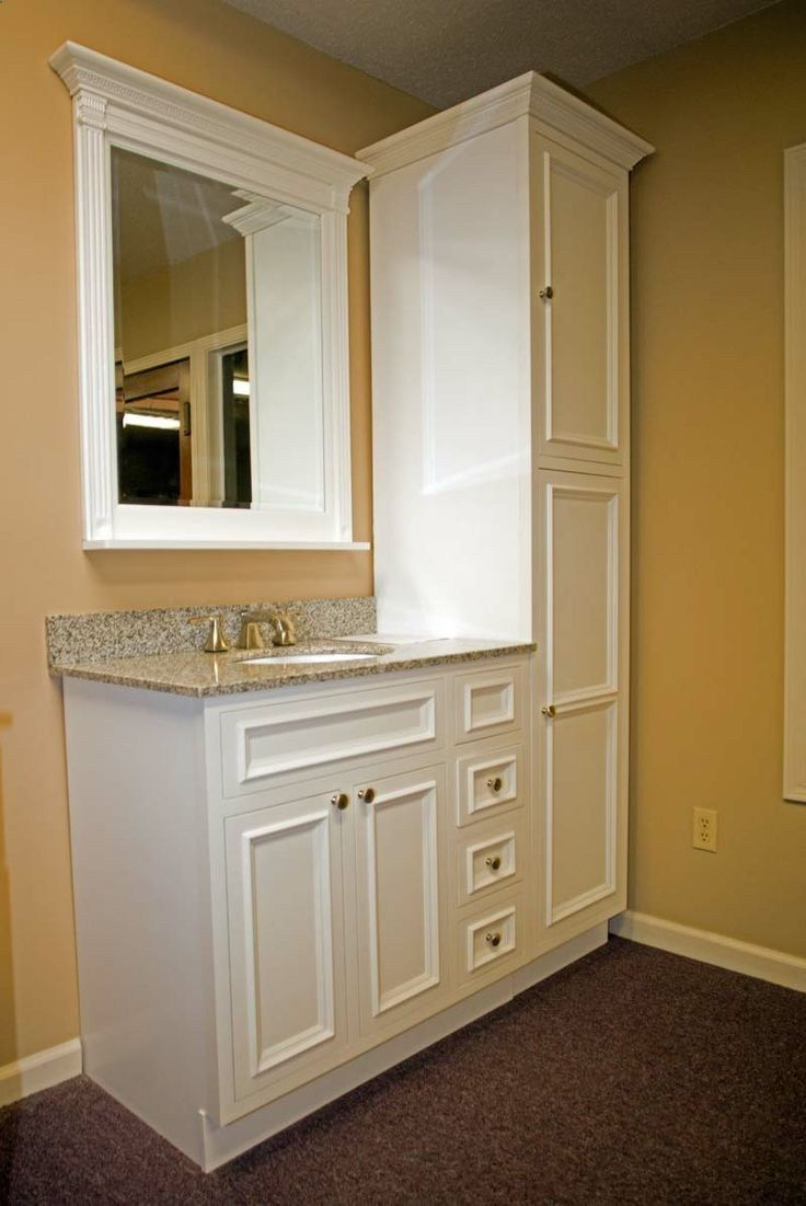 For Small Bathroom Cabinets Floor To Ceiling At End Of Sink with sizing 736 X 1101