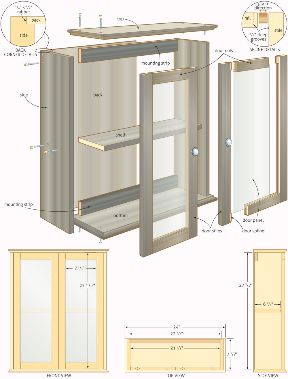 Free Woodworking Plans Bathroom Cabinets Quick Woodworking in dimensions 1000 X 1313