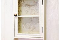 French Shab Chic Glazed White Wall Cabinet With Pegs for dimensions 1000 X 1000