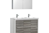 Fresca Allier Rio 48 In Modern Bathroom Vanity In Ash Gray With in sizing 1000 X 1000