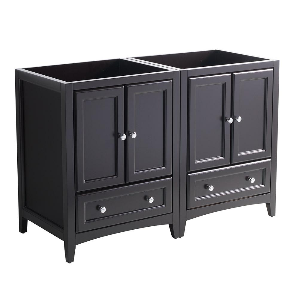 Fresca Oxford 48 In Traditional Double Bathroom Vanity Cabinet In intended for size 1000 X 1000