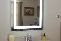 Front Lighted Led Bathroom Vanity Mirror 28 X 36 Rectangular intended for dimensions 1000 X 1515