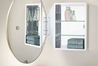 Furniture Fascinating Bathroom Oval Mirror And Modern White regarding measurements 1024 X 1024