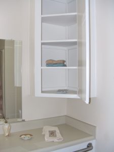 Furniture Wall Mounted Bathroom Corner Cabinet With Shelf And Within for size 1920 X 2560