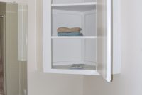 Furniture Wall Mounted Bathroom Corner Cabinet With Shelf And Within intended for size 1920 X 2560