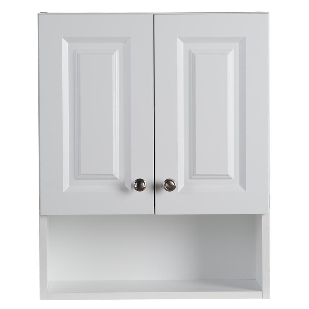 Glacier Bay Lancaster 205 In W Wall Cabinet In White Laoj25 Wh pertaining to measurements 1000 X 1000