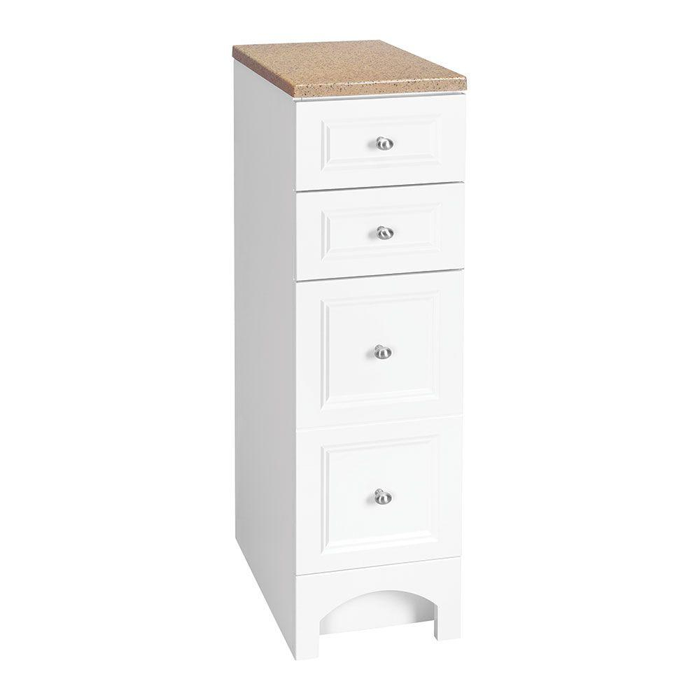 Glacier Bay Modular 12 12 In W Bathroom Vanity Storage Cabinet In with sizing 1000 X 1000