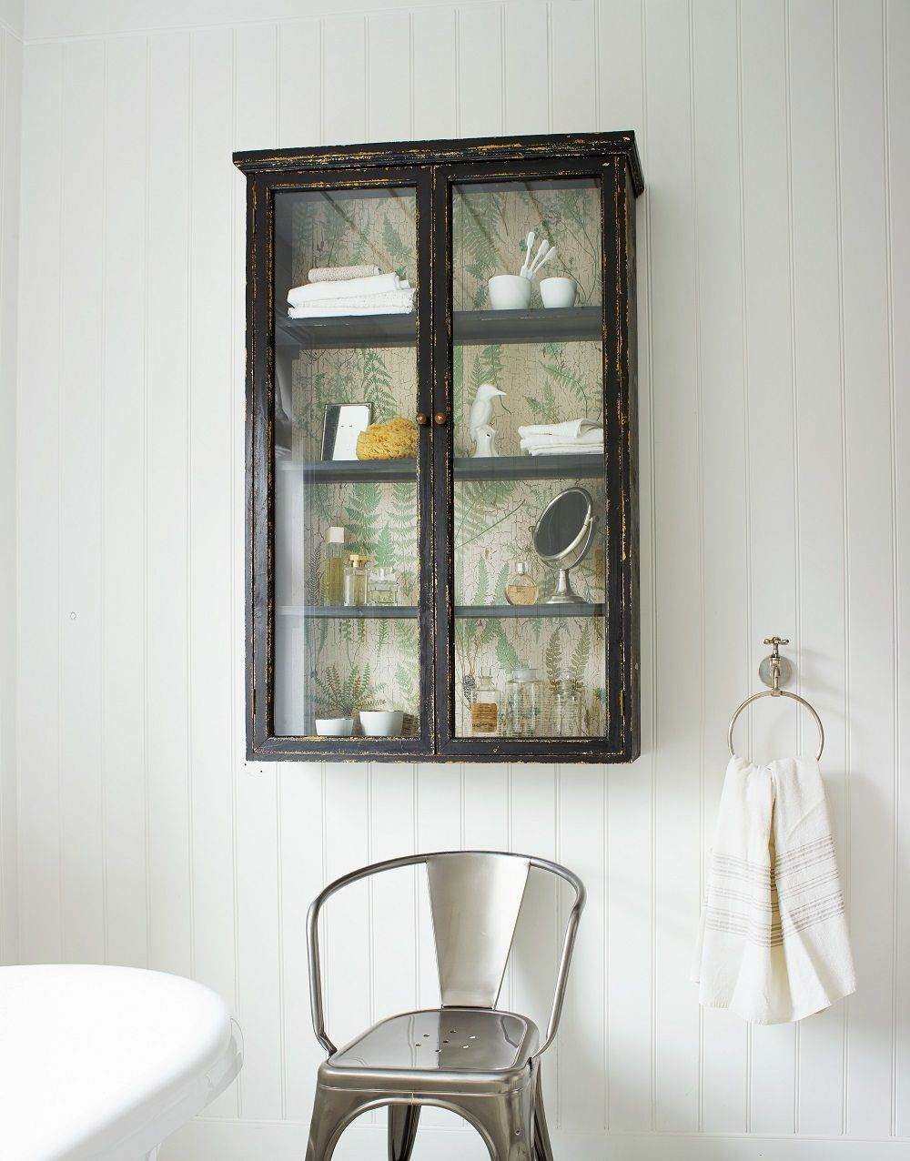 Glass Fronted Wall Cabinet From Graham And Green Bath intended for dimensions 1000 X 1276
